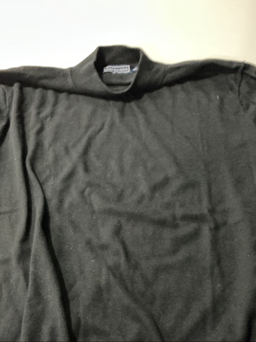 Paul Fredrick Black Turtleneck Sweater - Picture 3 of 5